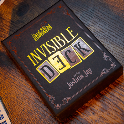 Hand Picked Astonishments INVISIBLE DECK RED with Joshua Jay by Murphy's Magic